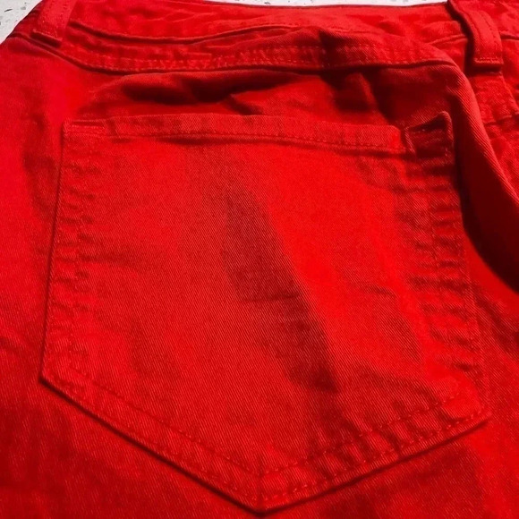 Gap stretch orange skirt size 12 - Picture 5 of 6